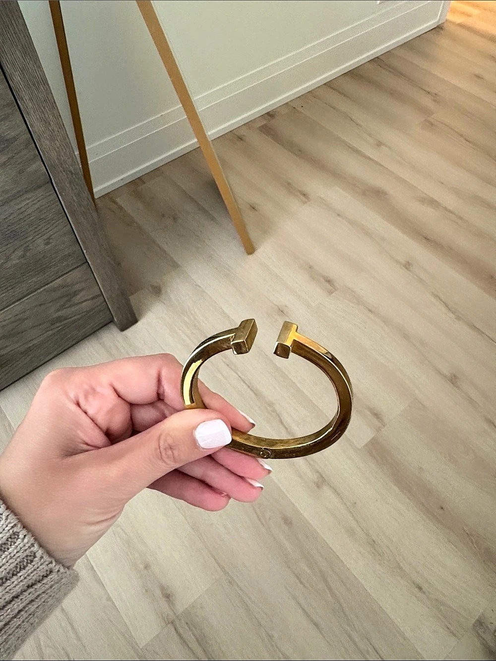 Gold-Tone Cuff Bracelet Like New